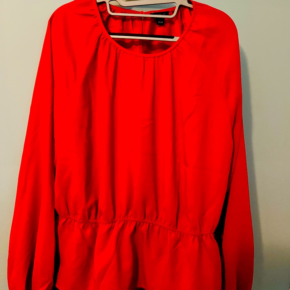Red blouse. Never worn